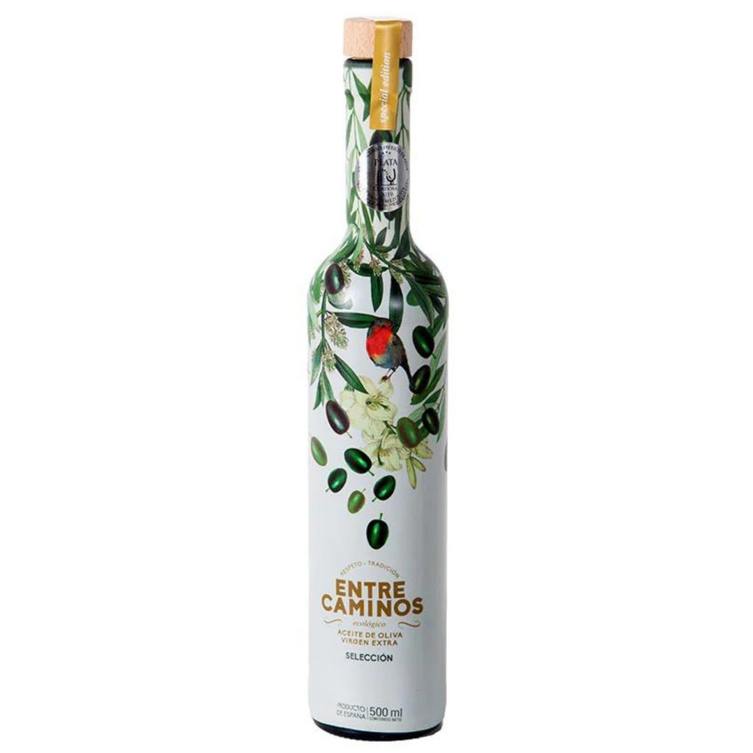 Entre Caminos Seleccion Organic Extra Virgin Olive Oil (500ml) - 100% Hojiblanca